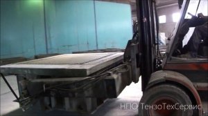 Формовка ЖБИ при помощи вилочного погрузчика и переворотного механизма