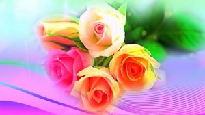 Футаж. Цветочный фон 52
