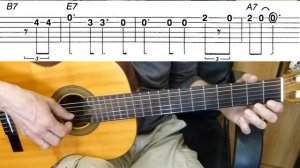 Guitar lesson - Only You (And You Alone)  - Easy Guitar melody tutorial + TAB