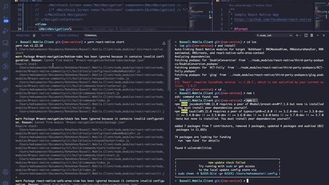 warn Package has been ignored because it contains invalid configuration. смотреть онлайн