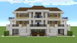Майнкрафт - Как построить очень большую виллу. Minecraft