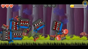 Red Ball 4 (IOS, Android) Red Ball & Girl Ball Vs TEN BOSS 2 in Fusion Battle