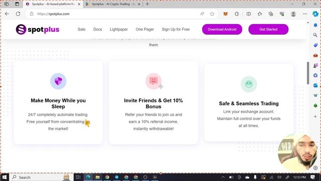 SpotPlus - The First Air Based Platform For Crypto Trading смотреть онлайн