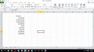 Microsoft excel comma style settings