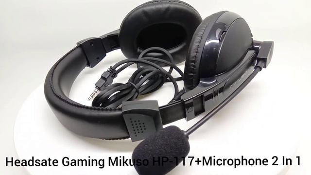 Headsate Gaming Mikuso HP-117+Microphone 2 In 1 смотреть онлайн