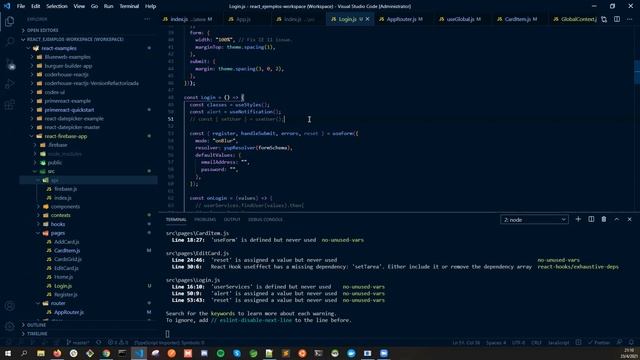 Video 10 React - Login Page - useContext, React Router, React Hook Form, Material UI, Firebase смотреть онлайн