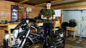 Сняли мотор с Honda CB -1 | Готовим к покраске | Разбираем