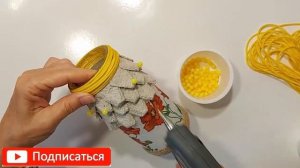 ВЫРЕЗАЮ ФРАГМЕНТЫ ЯИЧНЫХ ЛОТКОВ И ЗАКЛЕИВАЮ БУСИНАМИ. СМОТРИ КАКОЙ ОБАЛДЕННЫЙ ДЕКОР ДОМА СДЕЛАЛА di