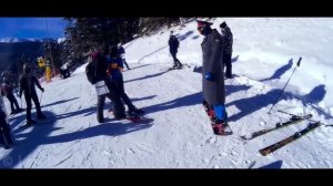 Как мы учились кататься на сноуборде. Новый год. Архыз, Богословка