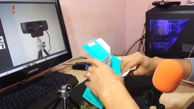 انبوكسنق كاميرا Logitech C922 Pro Stream Full HD 60 fps смотреть онлайн