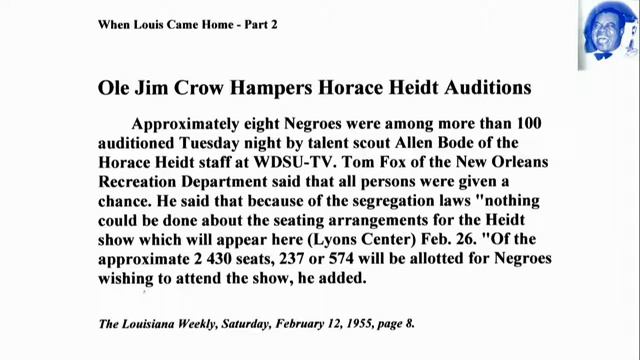 Bjorn Barnheim and Bruce Raeburn present When Louis Came Home: Reflections on Civil Rights смотреть онлайн