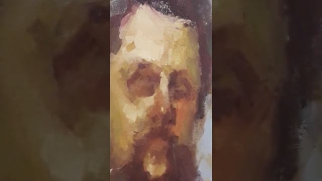 как писать морщины. портрет маслом от художника Макса Скоблинского