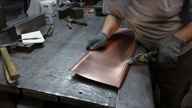 Изготовление Самоварной трубы ф65мм из меди. Полный цикл. смотреть онлайн