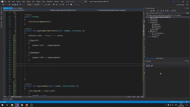 How to make a simple space invaders style game in windows form with C# coding смотреть онлайн