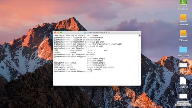 Git: Create a post-commit Hook смотреть онлайн