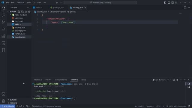 Adding TypeScript to Your existing Bun 1.0 Project | Bun 1.0 Tutorial Series