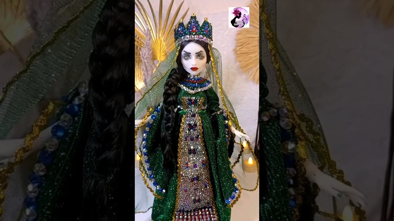 Обзор авторской куклы Хозяйки Медной горы #shorts #авторскаякукла #artdolls #кукла  #artist #ooak