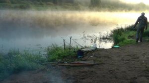 Рыбалка на реке Луга.