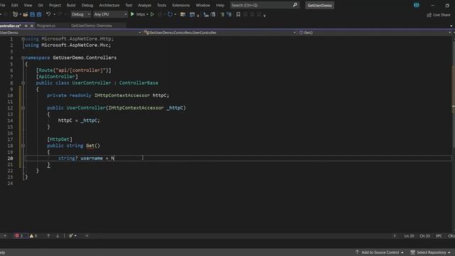.NET 7 WEB API WINDOWS AUTHENTICATION GET CURRENT WINDOWS USER. смотреть онлайн