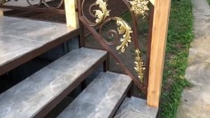 Перила для крыльца, что получилось