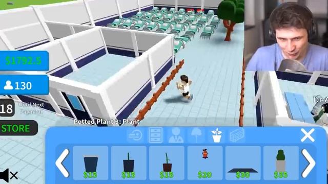 Building The BIGGEST HOSPITAL POSSIBLE? // Roblox hospital tycoon смотреть онлайн