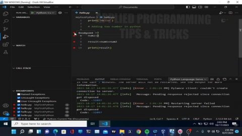 How To Debug Python Code In Visual Studio Code (VSCode)