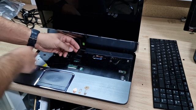 Cambio de teclado a portátil Toshiba. смотреть онлайн