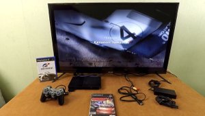 Игровая приставка Sony Playstation 2 (SCPH-77004, sn HC0541014 Чипованная Matrix Infinity)