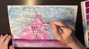 День третий ? Монотипия или рисование целлофановым пакетом / Кактус ? на окне