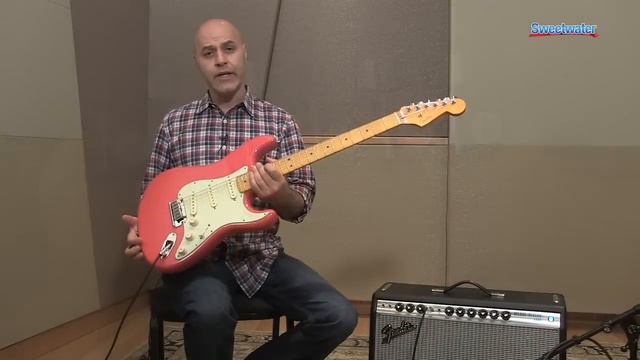Fender American Deluxe Strat V Neck Guitar Demo - Sweetwater Sound смотреть онлайн