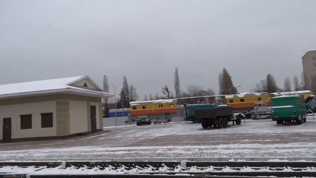 «Музей истории и техники Южной железной дороги» под открытым небом, 06.01.2016 Харьков смотреть онлайн
