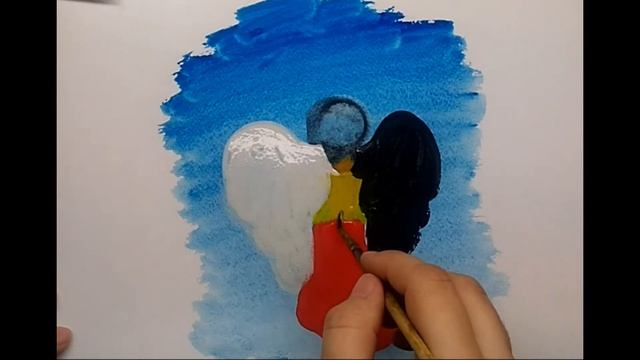 Как нарисовать ангела