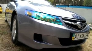 Пленка хамелеон для фар. Тонировка фар хамелеоном