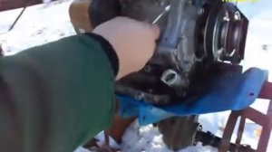 МОТОБЛОК НЕВА. МЕНЯЕМ МАСЛО НА ЗИМНЮЮ СИНТЕТИКУ. КАК МЕНЯТЬ МАСЛО.