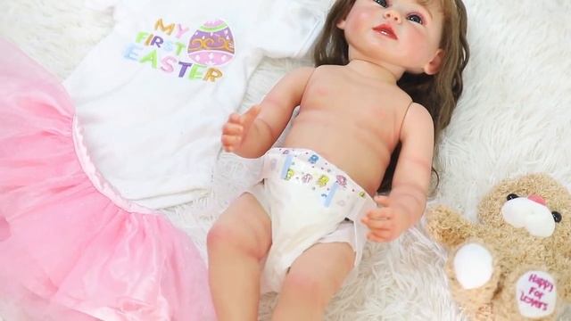 Кукла Реборн виниловая 55см в пакете (FA-305) смотреть онлайн