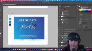 Making a Certificate in Photoshop and Illustrator