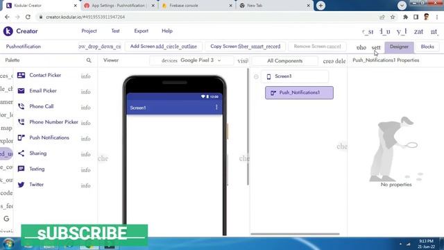 How to use Push notification in Kodular in 2022 | Send Any Notification in your app. смотреть онлайн