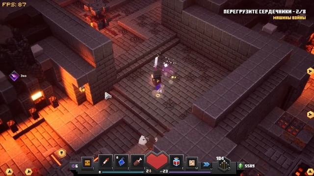 Minecraft Dungeons №9 Пылающая кузница! смотреть онлайн