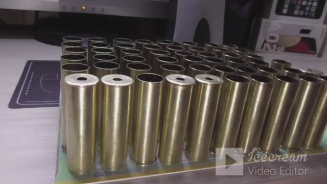 Чистка,реставрация латунных гильз 12 калибра!!! смотреть онлайн