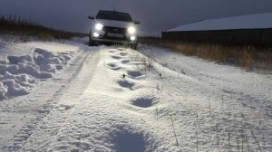 LADA VESTA Bi-led линзы OPTIMA и led туманки ADL/DLAA RN098-LED, вид со встречки