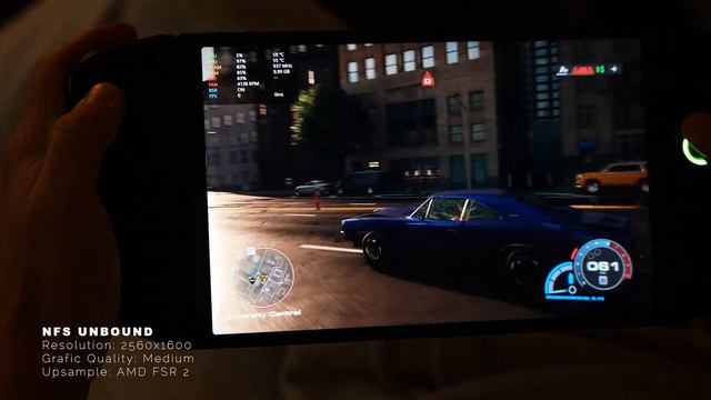 "NFS UNBOUND" Gameplay and Performance Test on Lenovo Legion Go