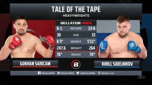 Bellator 275 Кирилл Сидельников vs Гокхан Сарикам Обзор на Бой Сидельников vs Сарикам Беллатор 275