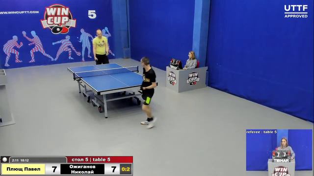 20:00 Плющ Павел 3-2 Ожиганов Николай стол 5 ЮГ-3 18.03.21 смотреть онлайн