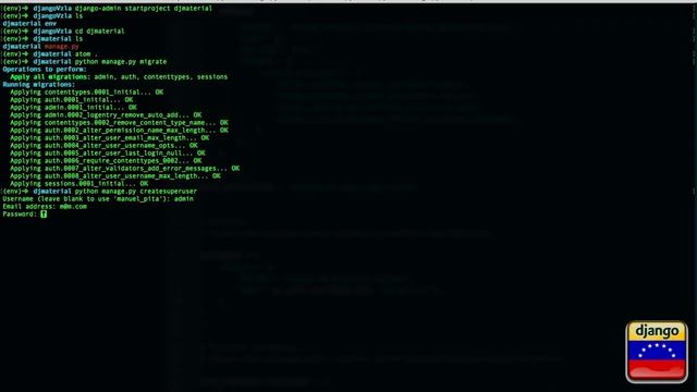 Como cambiar el frontend del admin estándar de Django a Material Design смотреть онлайн