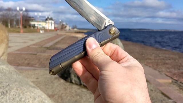 Авторская работа ножа Бамбук мастерской Чебуркова один из 10 ламинат титан Russia смотреть онлайн