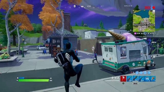 Играем за Черного человека - паука в баттл рояль смотреть онлайн