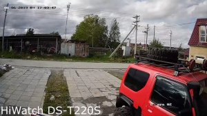 Пример видео. HiWatch ds-t220s. Качество видео.