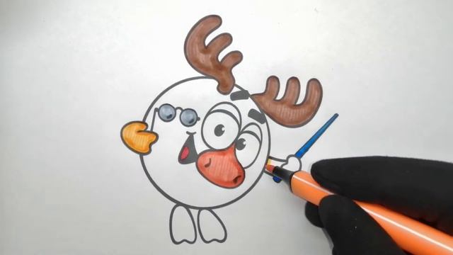 Moose drawing for kids | ♡Top Kids Art♡ смотреть онлайн