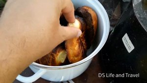 Хлеб в казане Процесс выпекания Исполняется впервые