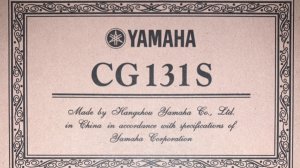 Гитара Yamaha CG131S - ель массив - Right Here Waiting ( Richard Marx )